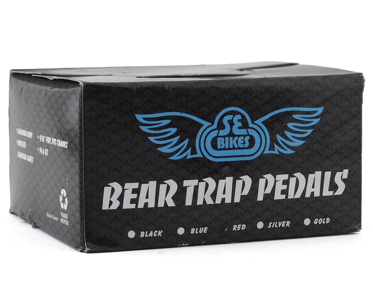 SE Bikes Bear Trap Pedals (Blue) (9/16") - view 2